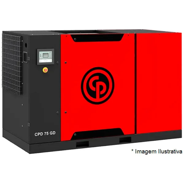 Compressores de Parafuso Rotativo de 75 a 100 HP – Linha CPD